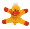 Wholesale Sample soft plush animal fridge magnet toy stuffed plush monkey/elephant/rabbit/mouse/frog magnet toy