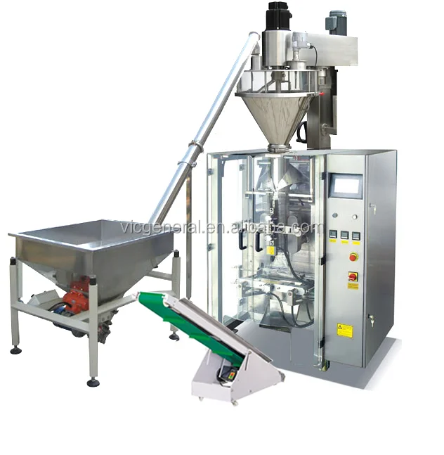 Automatic powder VFFS packaging machine with auger filler