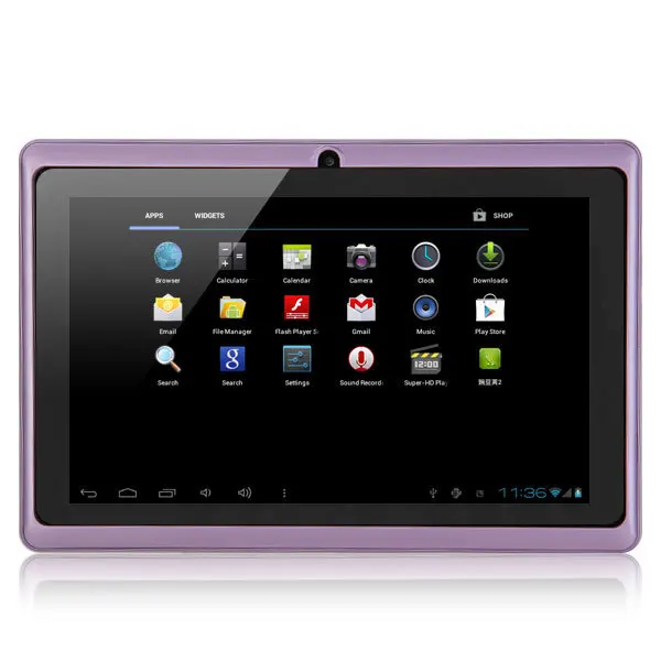 Wholesale price 7 inch android tablet manufacture Q88 tablet pc A33 quad core with Flashlight Android 4.4 WiFi
