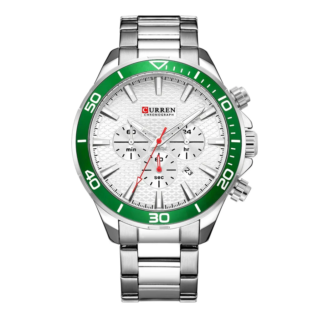 

2018 Curren 8309 Watch Men Fashion Watch Stainless Steel Quartz Curren Watches Men Brand Luxury Quartz Male Clock