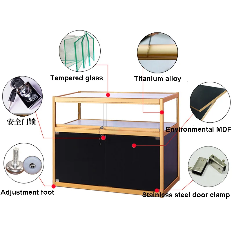 Store Short Display Cabinet Display Corner Display Cabinet