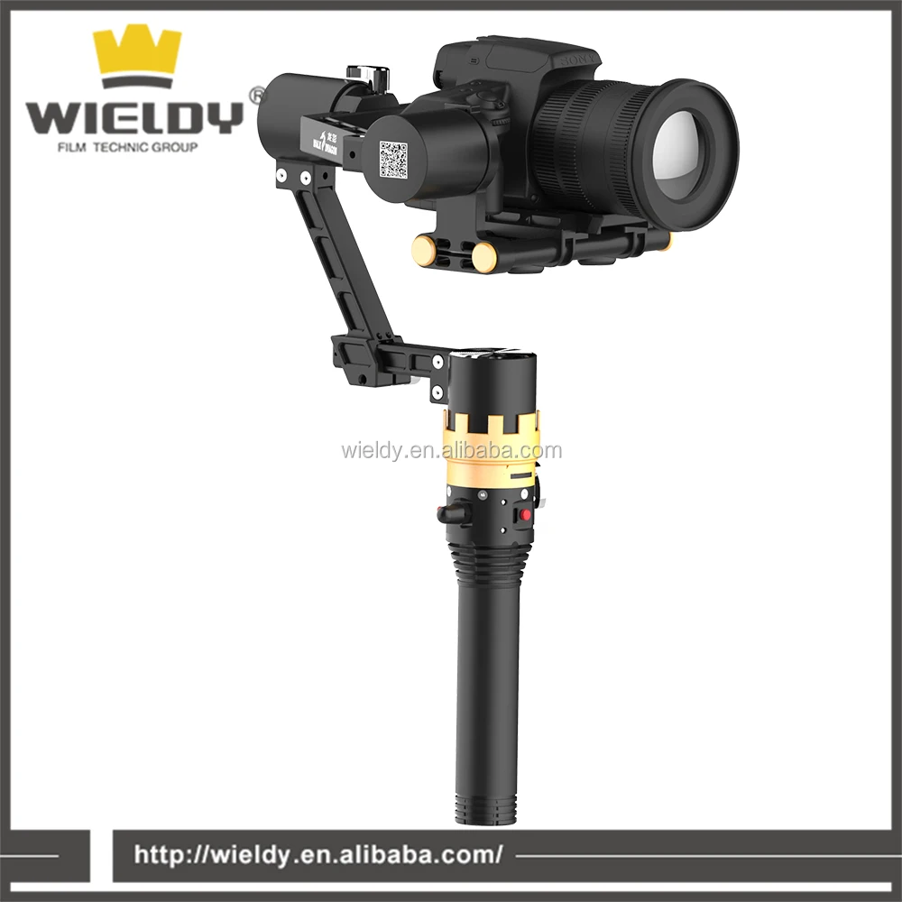 NEW ! Wieldy Electric Automatic Balance 3-axis Gimbal Handheld Dslr / SLRs Video Mini Camera Stabilizer