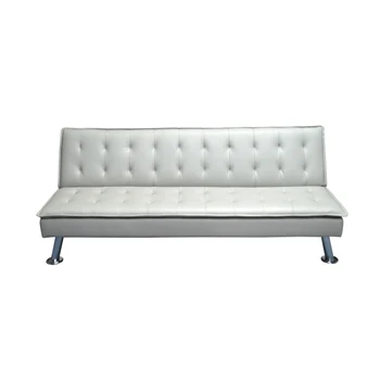 High Grade Simple Barcelona White Long Leather Sofa Bench