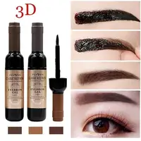 

professional wholesale natural makeup long lasting liquid Tattoo eyebrow gel waterproof dark brown black peel off Eye Brow Tint