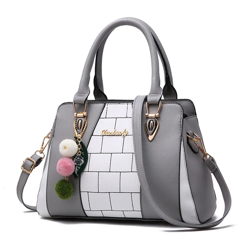 

2019 New Cosas Baratas Para Vender Lady Leather Bag, Pink , wine , black , blue , grey ,red