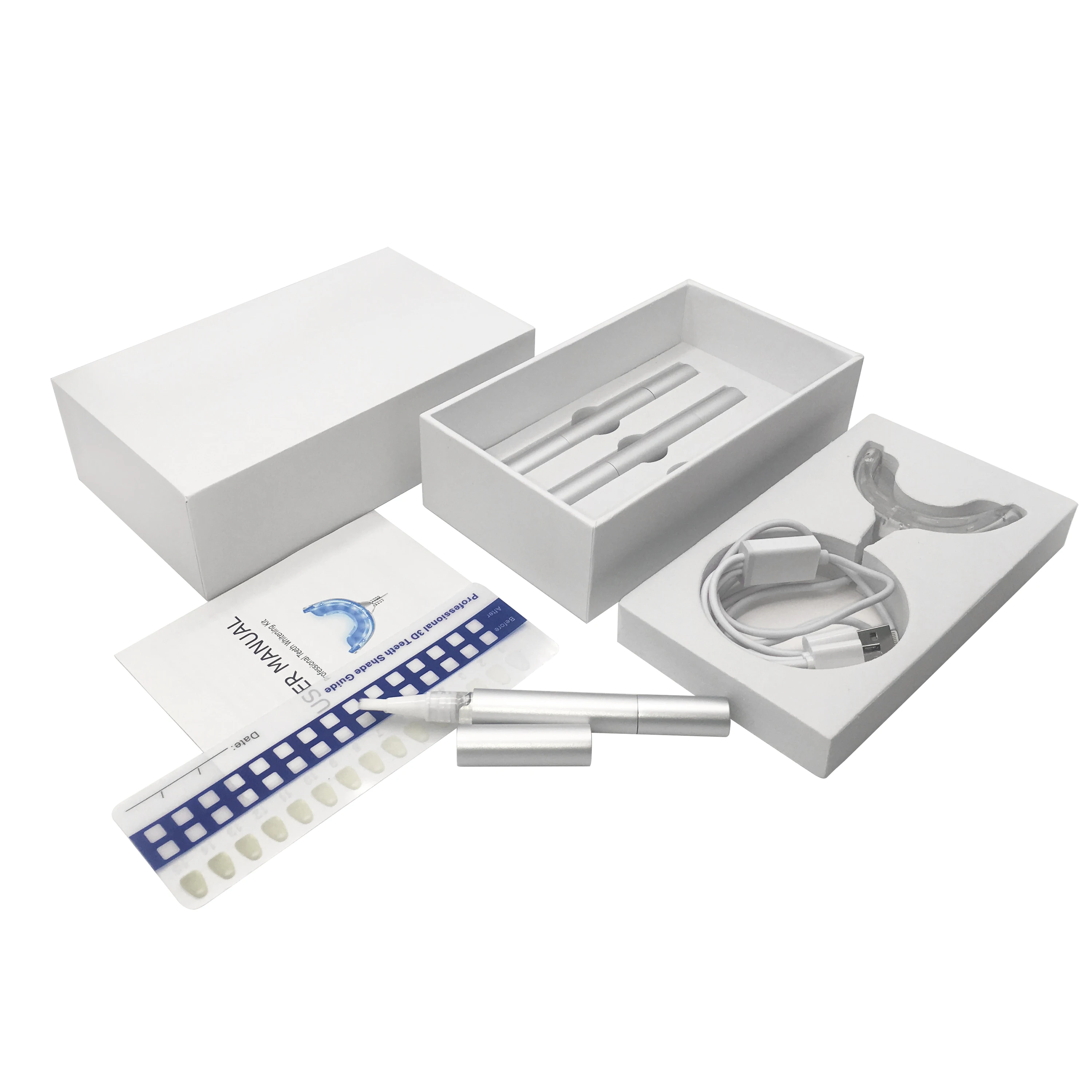 

Factory Private Label Professional At Home Snow Teeth Whitening LED Light Kit, Custom
