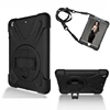 For iPad mini 1 2 3 protective case with 360 degree rotated stand and shoulder strap