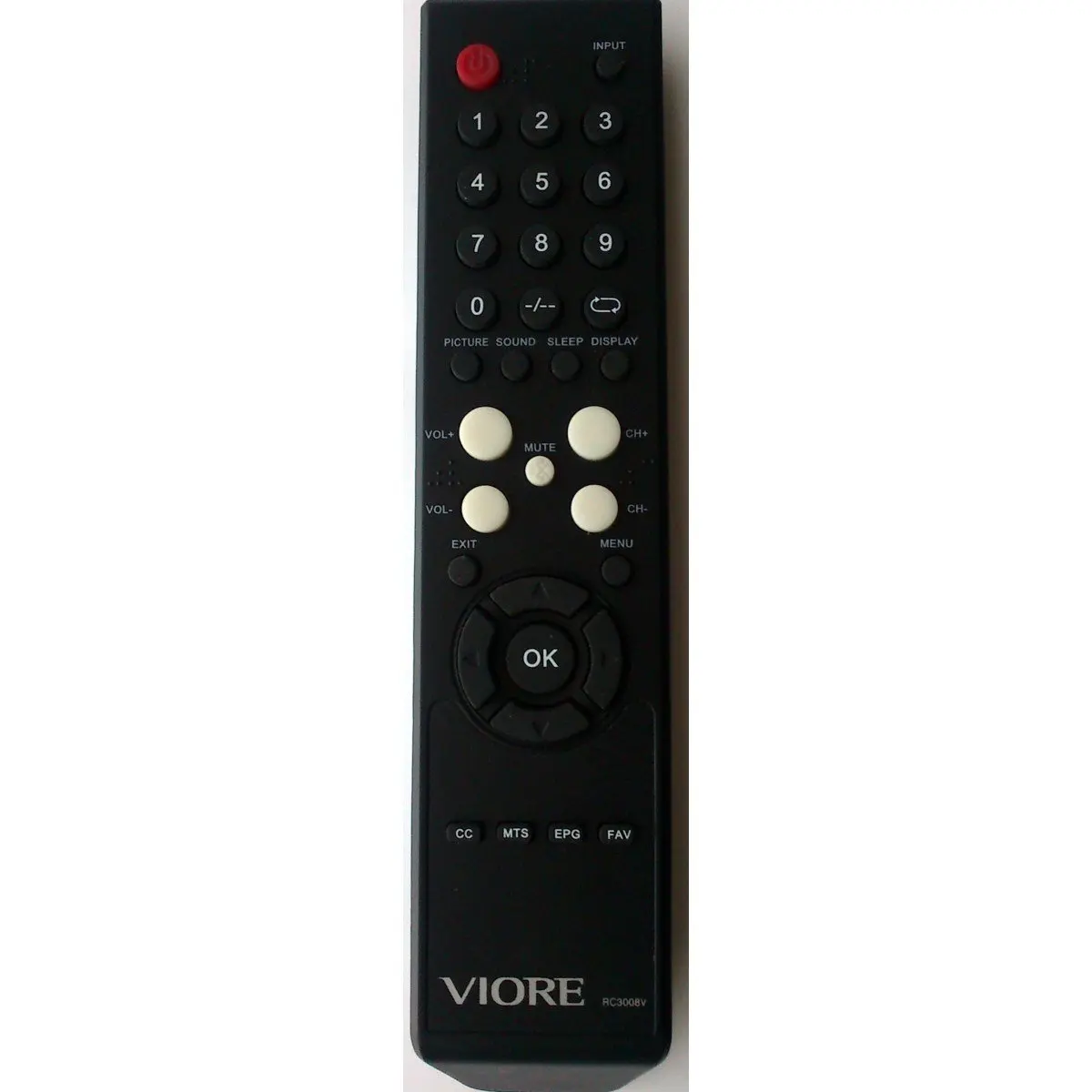 Get Quotations · New USARMT VIORE RC3008V Remote for VIORE TVS LC32VH5HTL,  LC40VF5HTL,
