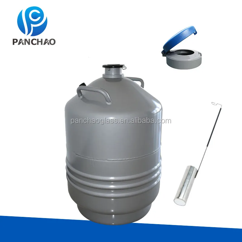 Cryo LN2 Storage Tank YDS30-80 Liquid Nitrogen Dewar Container Cooler