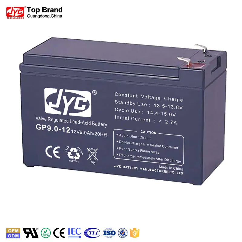 Maintenance Free Sealed VRLA Battery 12v 9ah 20hr UPS Battery