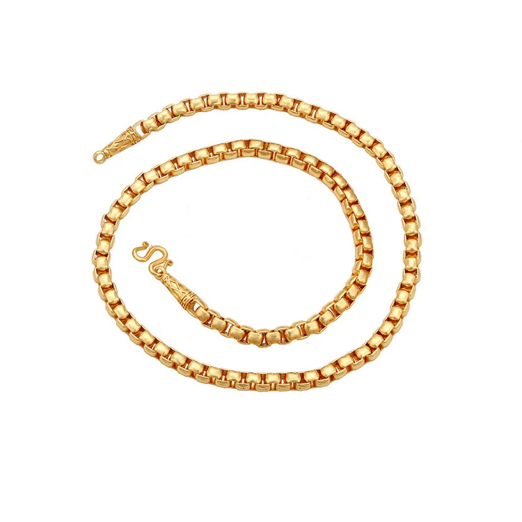 

Xuping dubai gold 24K new style fine jewellery necklace for men