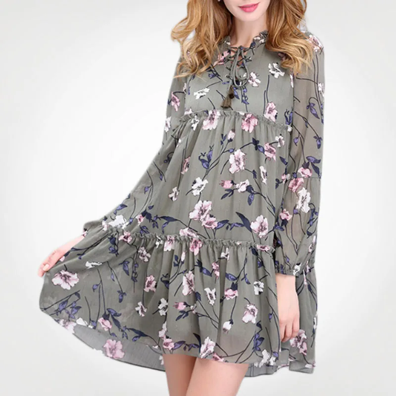 OEM Garment Ladies Formal Wears Digital Print Dress Direct Manufacturer
