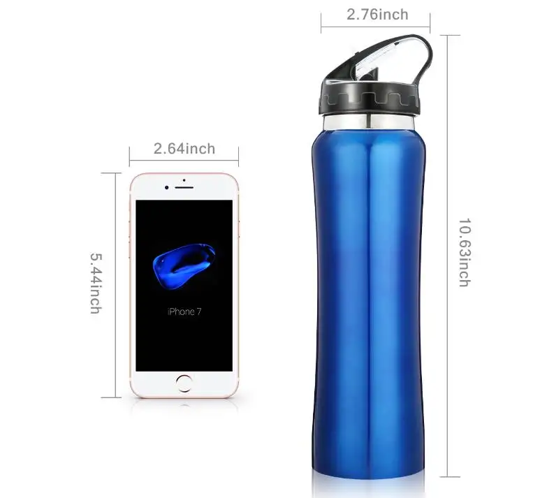 700ml sublimation eagle bottle sports jug stainless steel kids water bottle for cyclist, camping ,hike