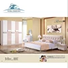 Glossy White Queen King Platform Bedroom Furniture Modern GZH-0523