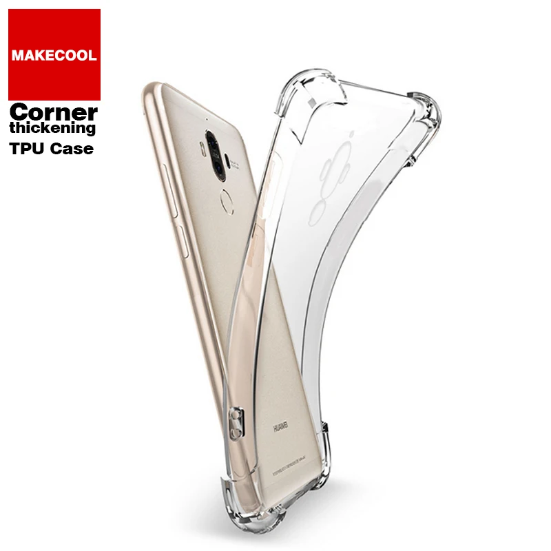 

For iphone Clear TPU Case Four corners anti fall Protection cover, Transparent