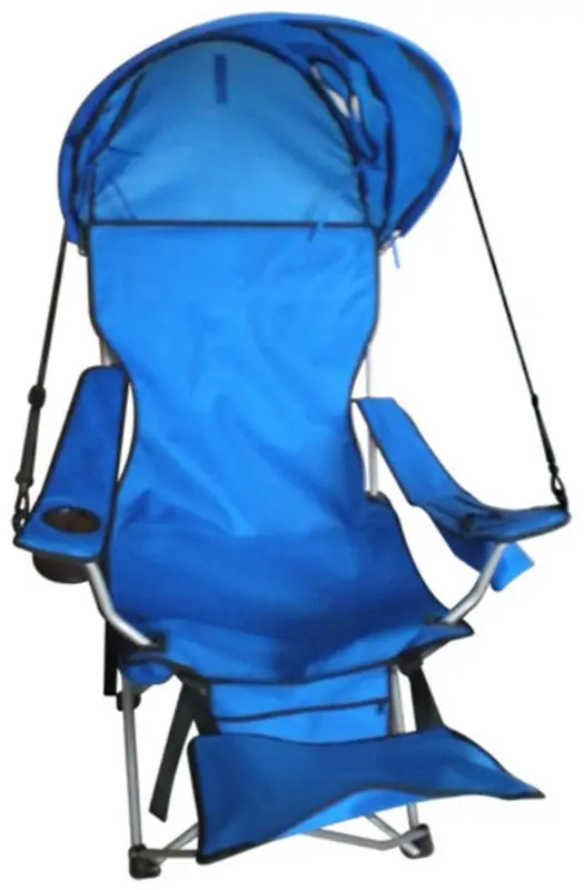 folding camping chair with canopy