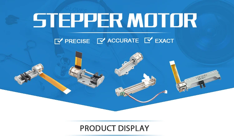 2pcs Micro 8mm Mini Stepper Motor 2-phase 4-wire Precision Linear Screw shaft 