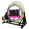Most popular thrill rides 2/4/6 seats gyroscope ball ride face-face human gyroscope space ball for sale