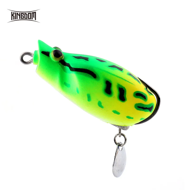 

KINGDOM Model LWY46  Floating Soft Bait Factory Wholesale One day Handle Fishing Frog Lure Soft Frog Lure
