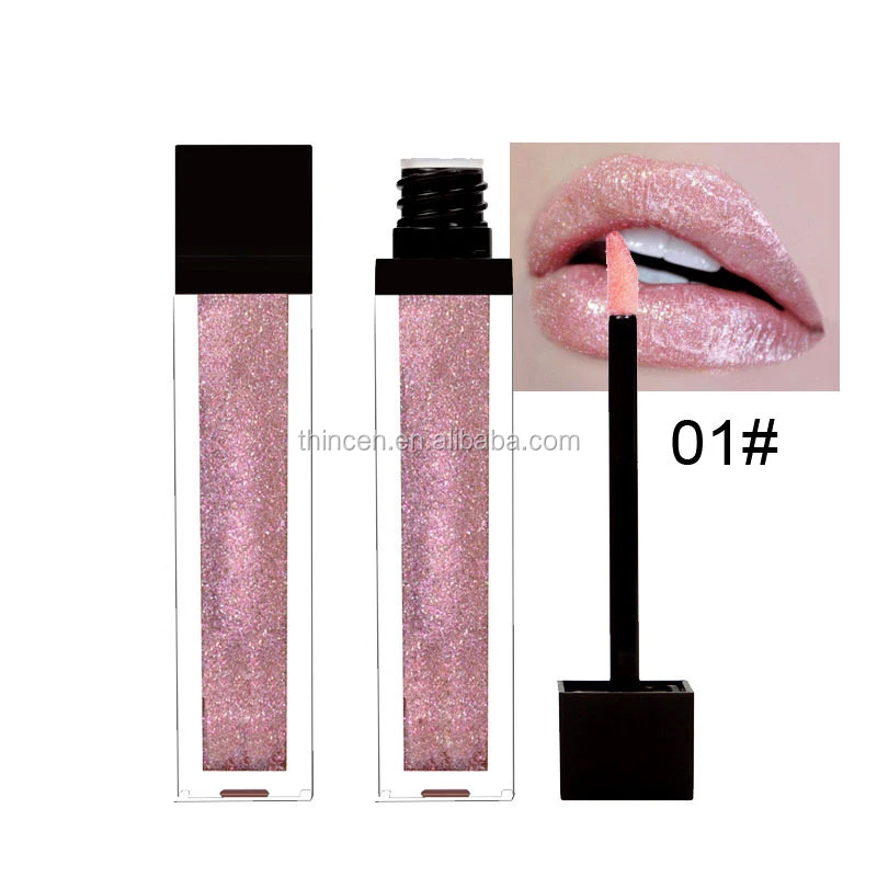 Waterproof Private Label Liquid Glitter Nude Lip Gloss