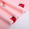 Yeemo textile 100 polyester cartoon printed mink velvet / flannel children garment fabric