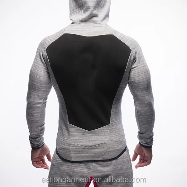 muscle fit hoodie