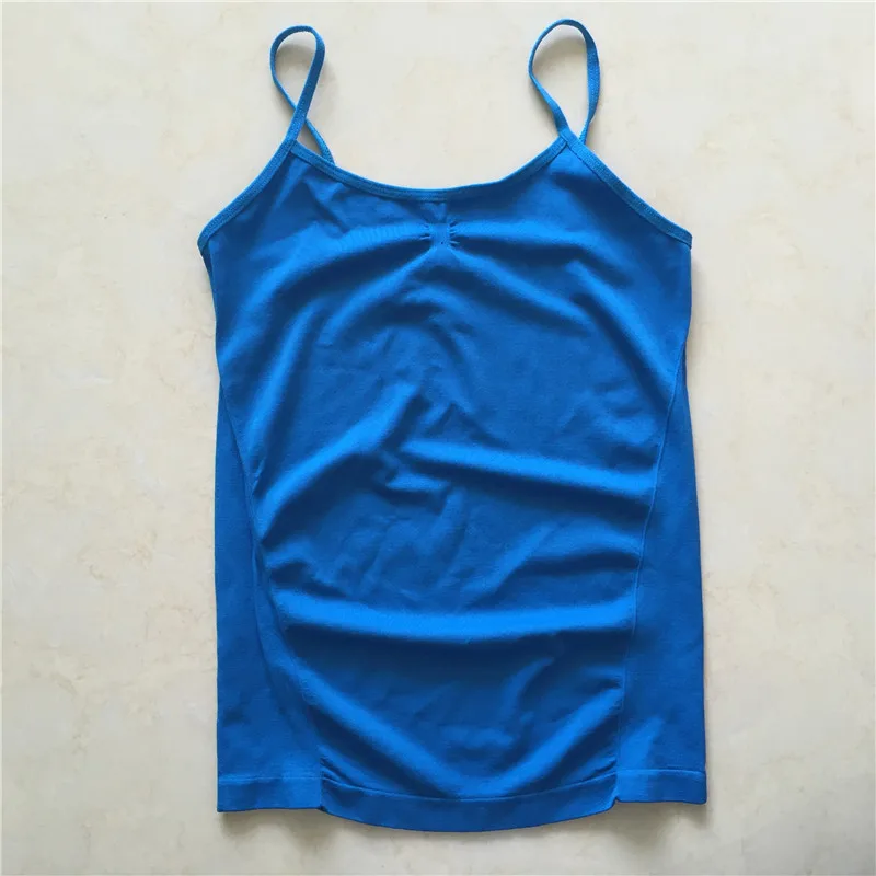 
(10 Pieces/Lot) 20+Colors Women Seamless Camisole Lady Solid Plain Tank Tops Sweet Candy Color Casual Women Underwear Cami 