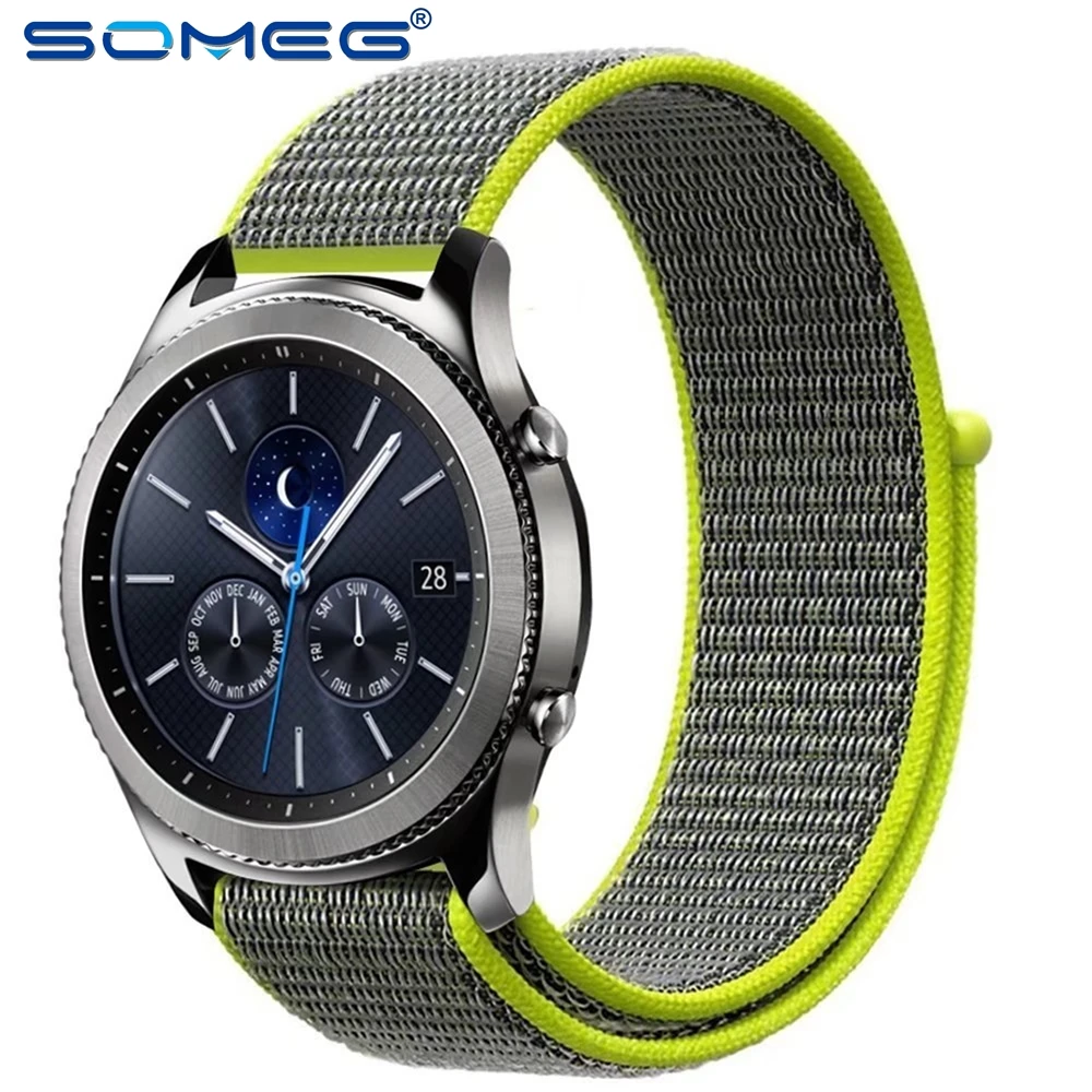 

Sport Nylon strap For samsung gear S3 frontierClassic band Galaxy Watch 46/42 mm Bracelet Amazfit Huami Xiaomi Smart watch belt