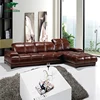Bonded Leather Sectional Sofa With Recliners, Italian Genuine Leather 7 Seater Fabric Recliner Sofa Funiture