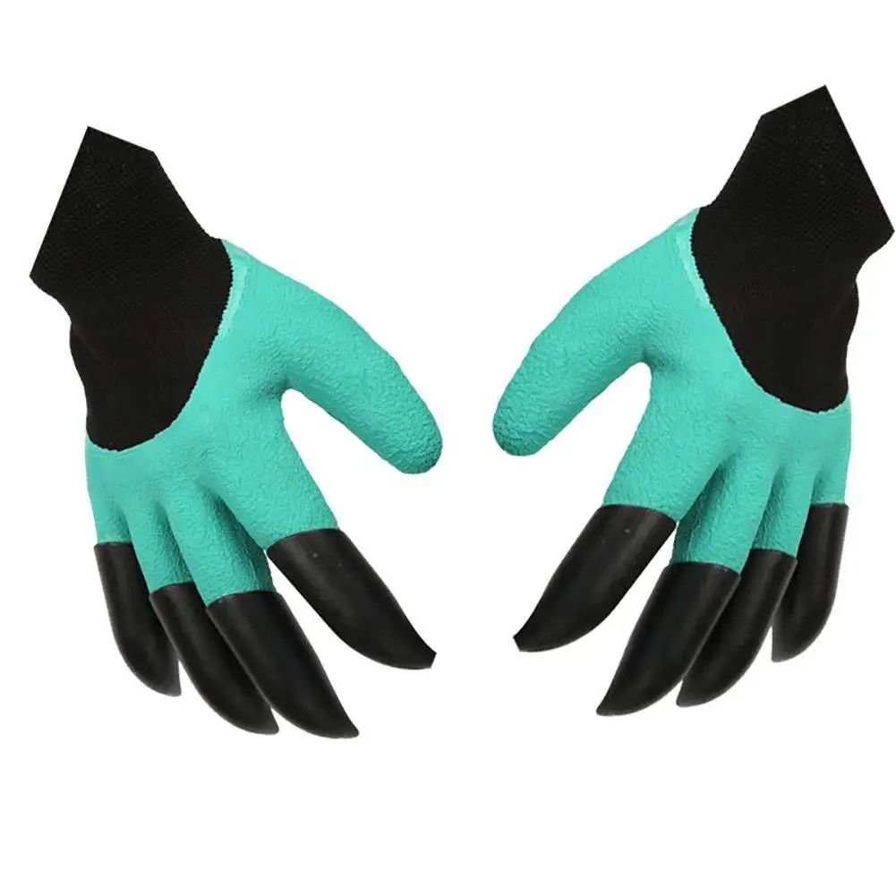 Buy Laundry gloves thick non-slip waterproof latex gloves random colors