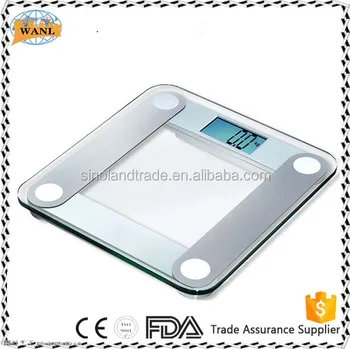 glass bathroom scale