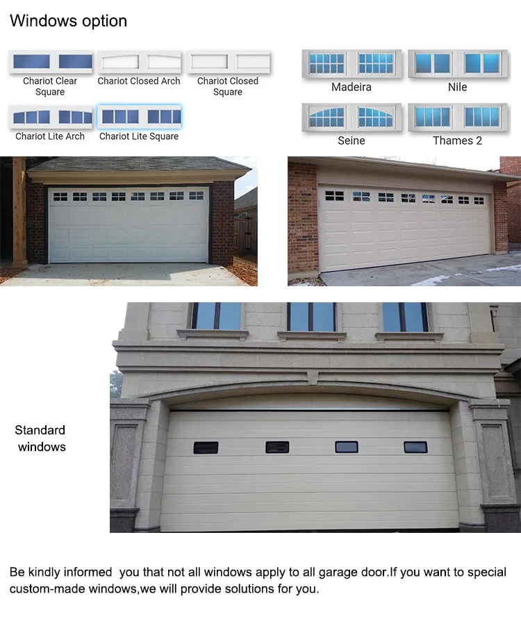 Best Selling Steel 8x7 Insulated Automatic Sectional Garage Entry Door Buy Automatic Garage