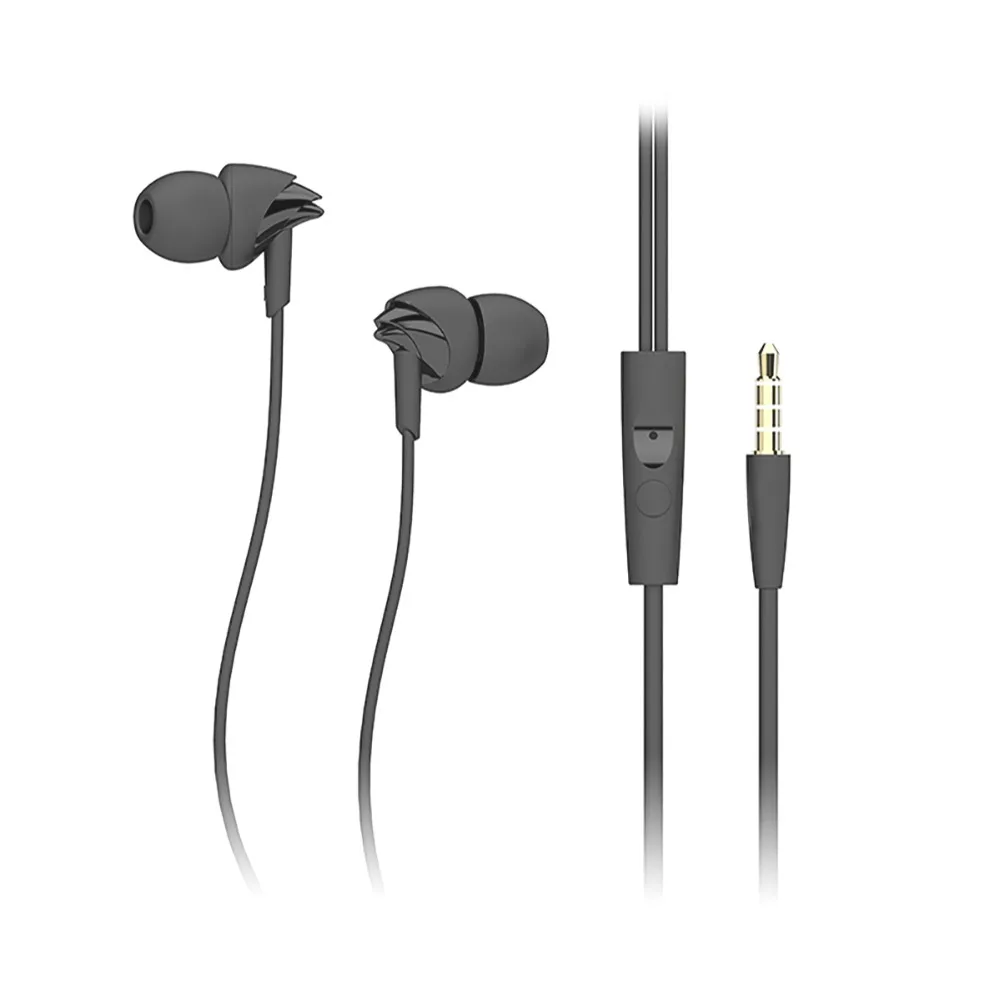 

Cheap price ROCK Y1 2019 stereo surround wired headphone earphones 3.5mm with Mic for iPhone for samsung, Black;white
