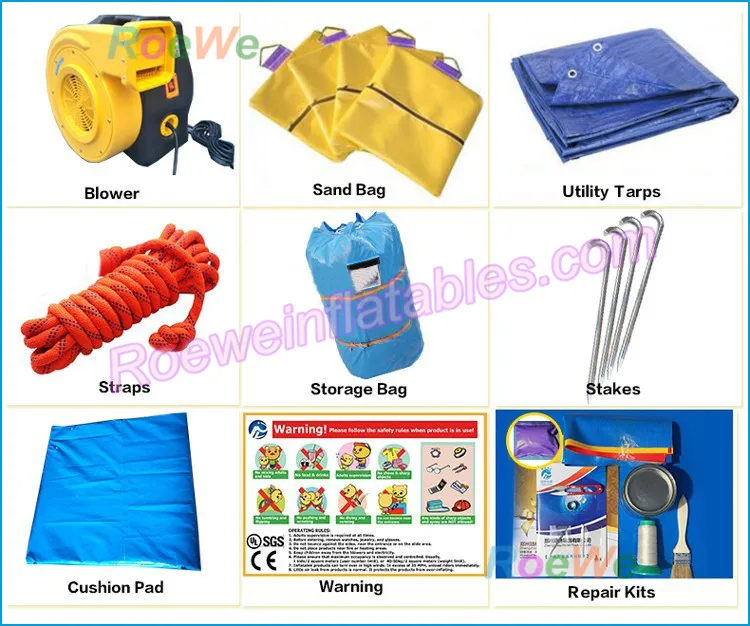 outdoor airbag jumper slide