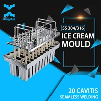 

Industrial 20 Cavitis Stainless Steel Ice Cream popsicle mold