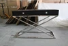 art deco console table, modern console table, leather trunk chest RTK-92
