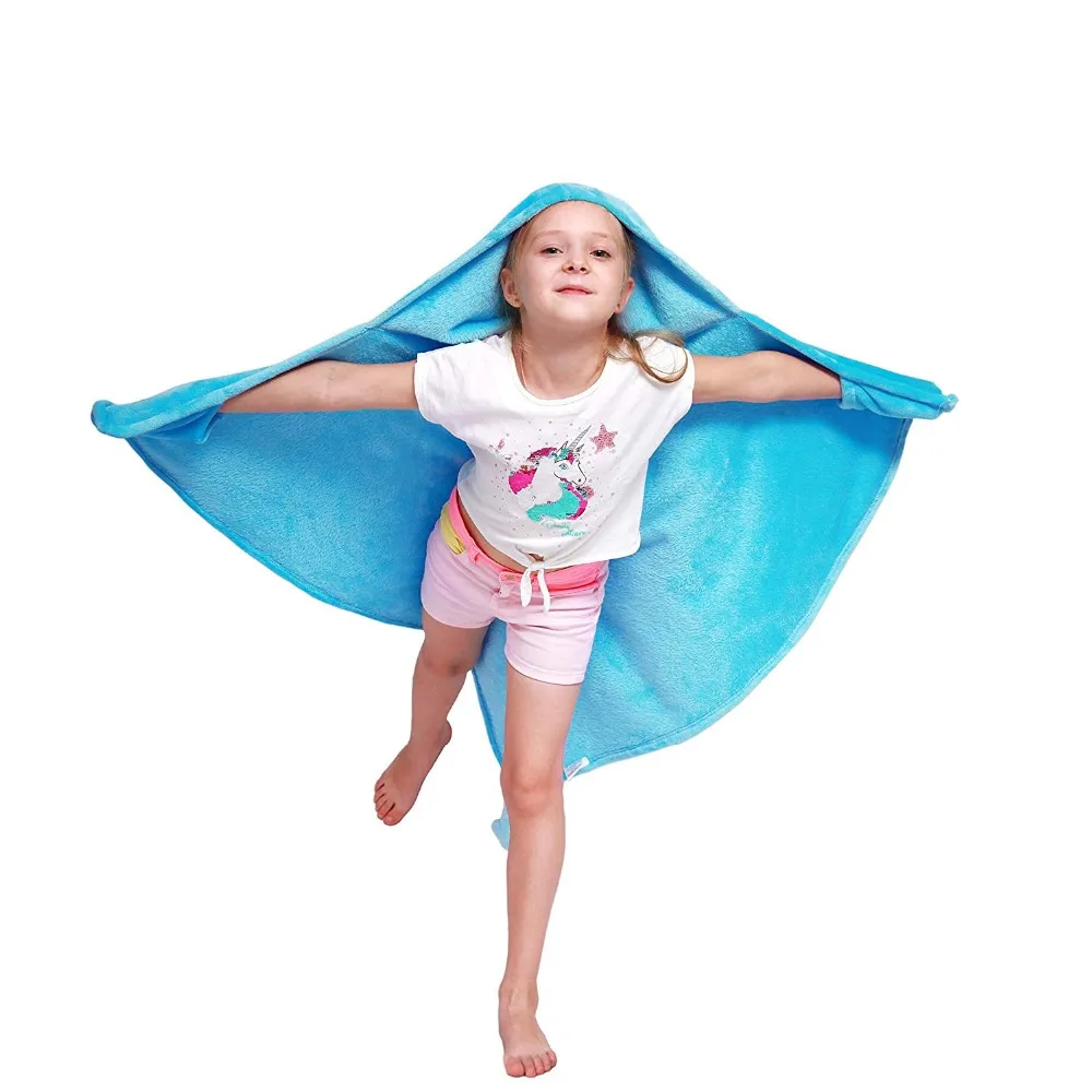 Dinosaur Hooded Blanket For Kids,3d Toddler Wearable Animal Snuggie