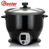 Black coating tinplate out shell automatic keep warm classical drum rice cooker