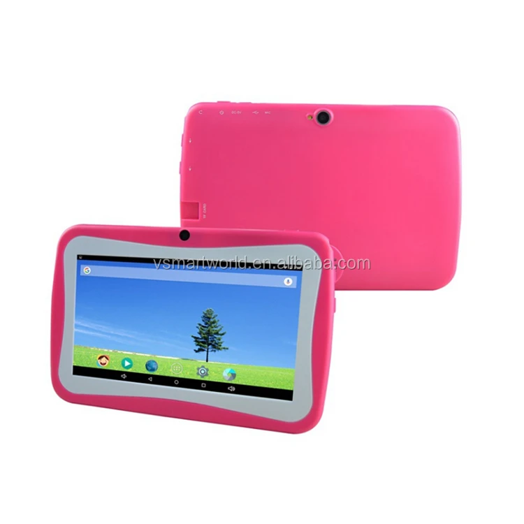 7 Inch kids new Android 4.4 / 5.1 tablet pc A33 Quad-core HD screen 1024*600 1GB/8GB support wifi kis tablet pc
