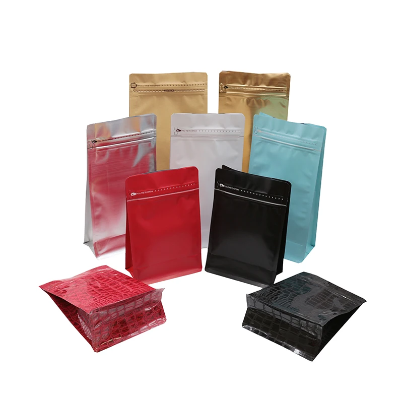 

In Stock Coffee Packing Aluminum Foil Stand up Pouch Bag 250g/500g Coffee Beans Packaging Bag