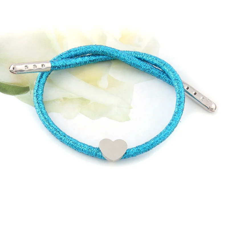 

NeeFu WoFu New women's fashion pop rope handmade bracelets delicate heart accessories women's bracelet