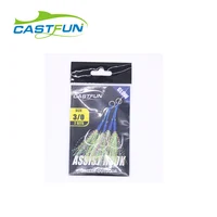 

Top Quality Carbon Steel Shore Jigging Double Assist Hooks With Bait Holder Hooks Shape