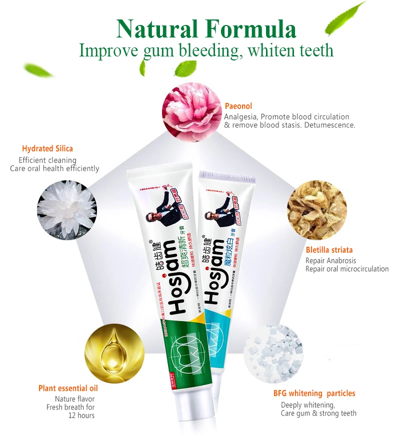 Oem Wholesale Refreshing Toothpaste Herbal Import Tooth Paste - Buy ...