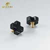 Cross-Shaped Obsidian Knob Kitchen Cabinet Knobs Stone Knobs
