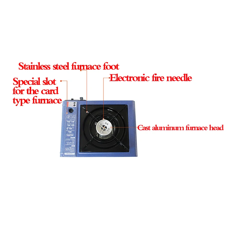 2018 As Seen On TV New Design Outdoor  Portable Hot Pot Gas Stove Card Magnetic  Cassette Home Wild Gas Stoves Cooking Tool