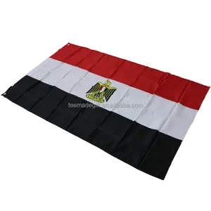 factory direct 75d polyester printed country flag egypt flag in