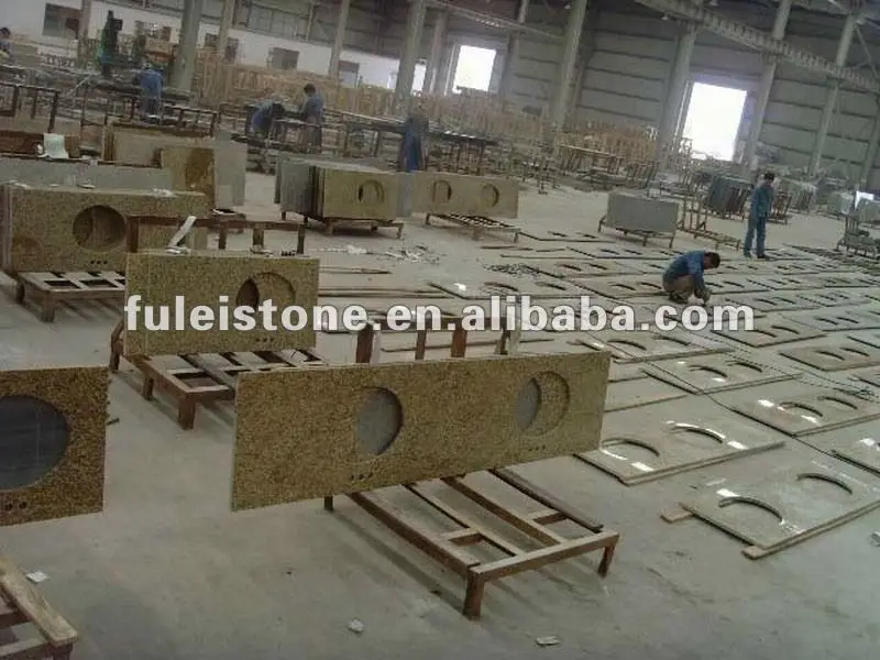 Tiger Skin Yellow Vanity Top