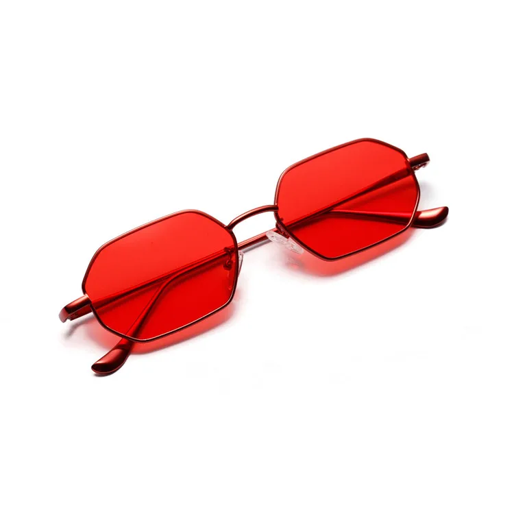 

Fashion Men's Square Sunglasses Small Colorful Women Future Sunglasses, Mix color or custom colors