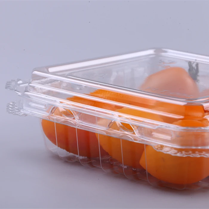 一次性塑料食品包装容器带走新鲜食品吸塑包装盒出售