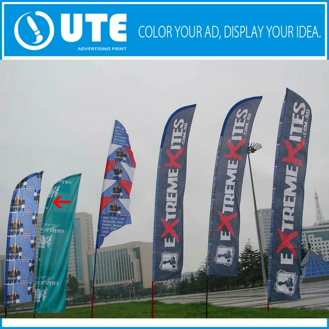 Custom Marketing Flags Double Sided Roadside Flag Banners